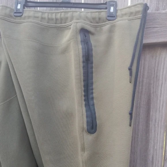 Nike Olive Green Zip-Up Hoodie Tracksuit Set - Picture 4 of 5